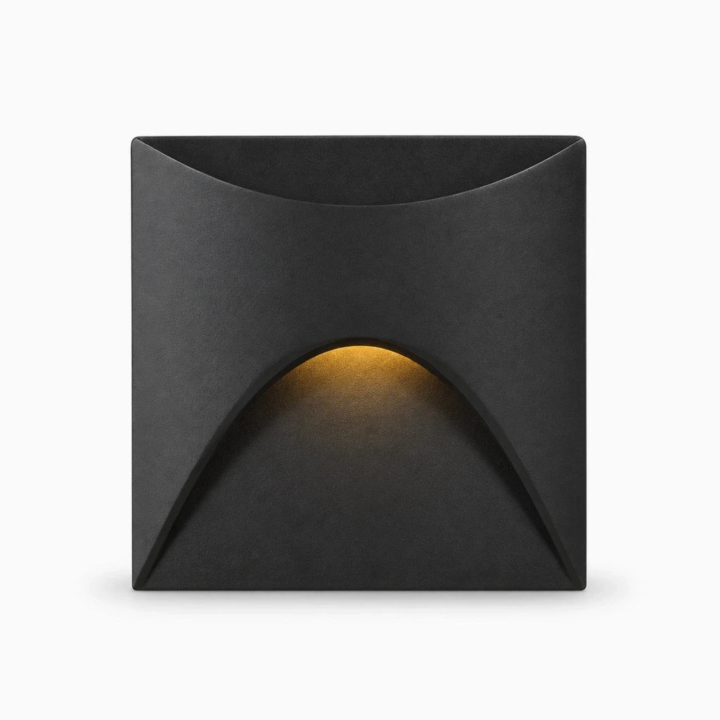 Applique murale blanche pour accès extérieur, résistante à l'humidité, balisage LED 3W sur terrasse