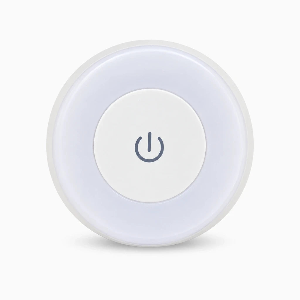 Applique ronde murale compacte diffusant lumière d'intensité réglable sans câble ni prise
