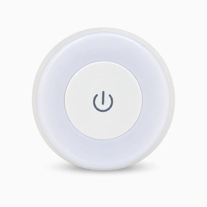 Applique ronde murale compacte diffusant lumière d'intensité réglable sans câble ni prise
