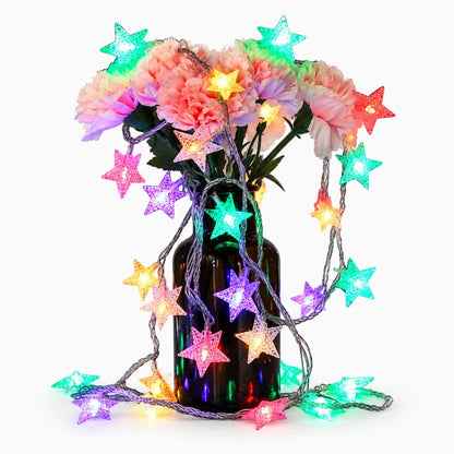 Guirlande lumineuse lit cabane de 3 m installée le long d'un rideau pour créer une ambiance lumineuse dans la chambre
