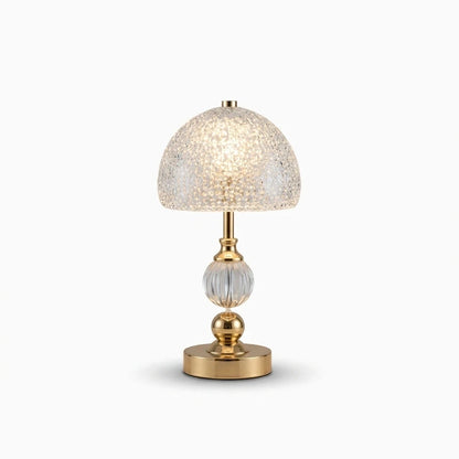 Lampe en cristal design compact éclairage chaleureux modulable du chaud au froid