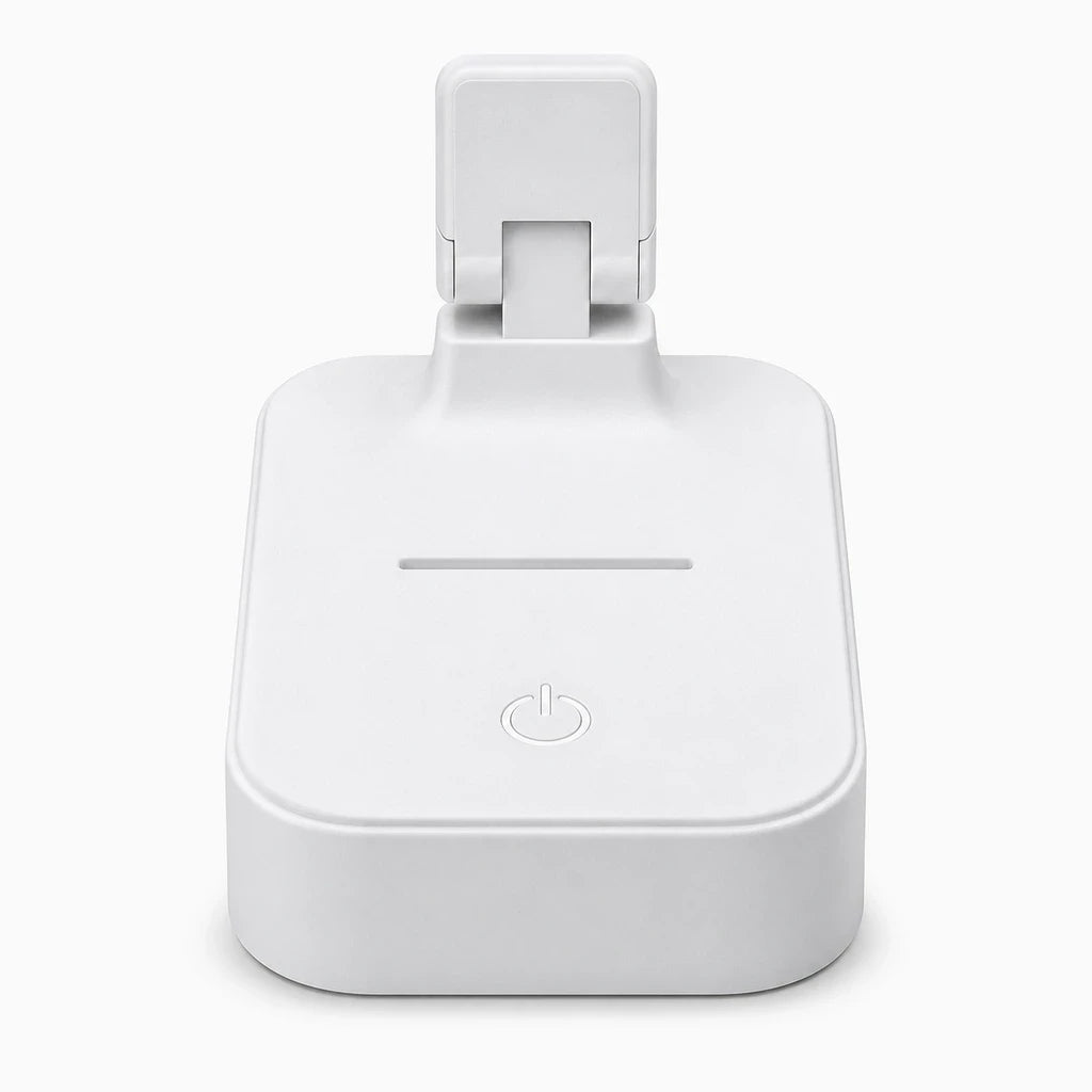 Lampe rechargeable avec bras flexible éclairant précisément une zone de lecture