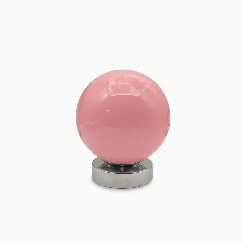 Lampes de chevet en verre disponibles en plusieurs coloris pour table de nuit et bureau