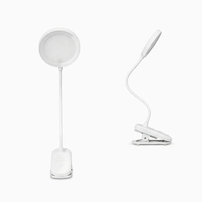 Lampe chevet pince compacte avec trois températures de couleur, intensité réglable pour la lecture