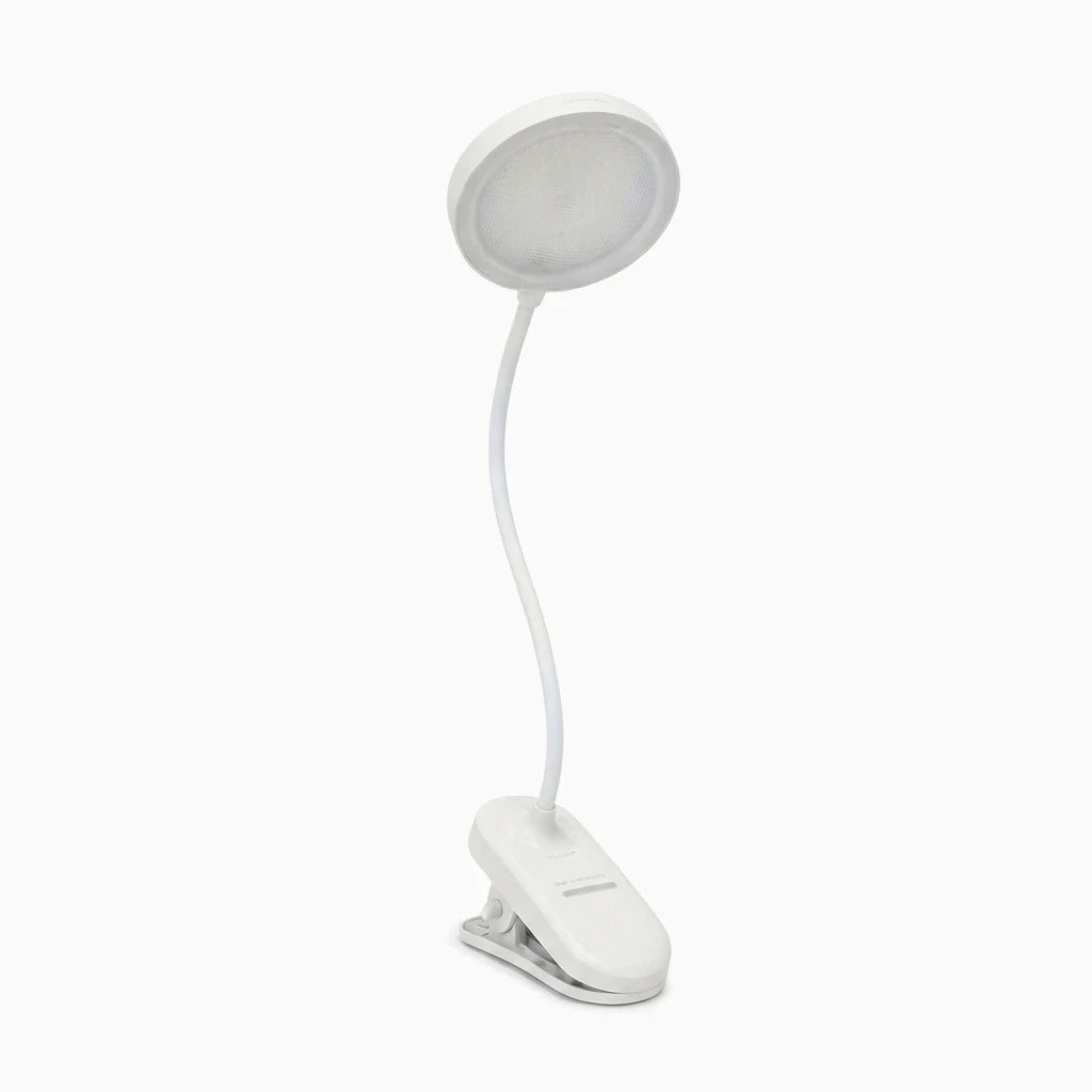 Lampe pince chevet rechargeable par USB, montage sans perçage sur tête de lit ou étagère