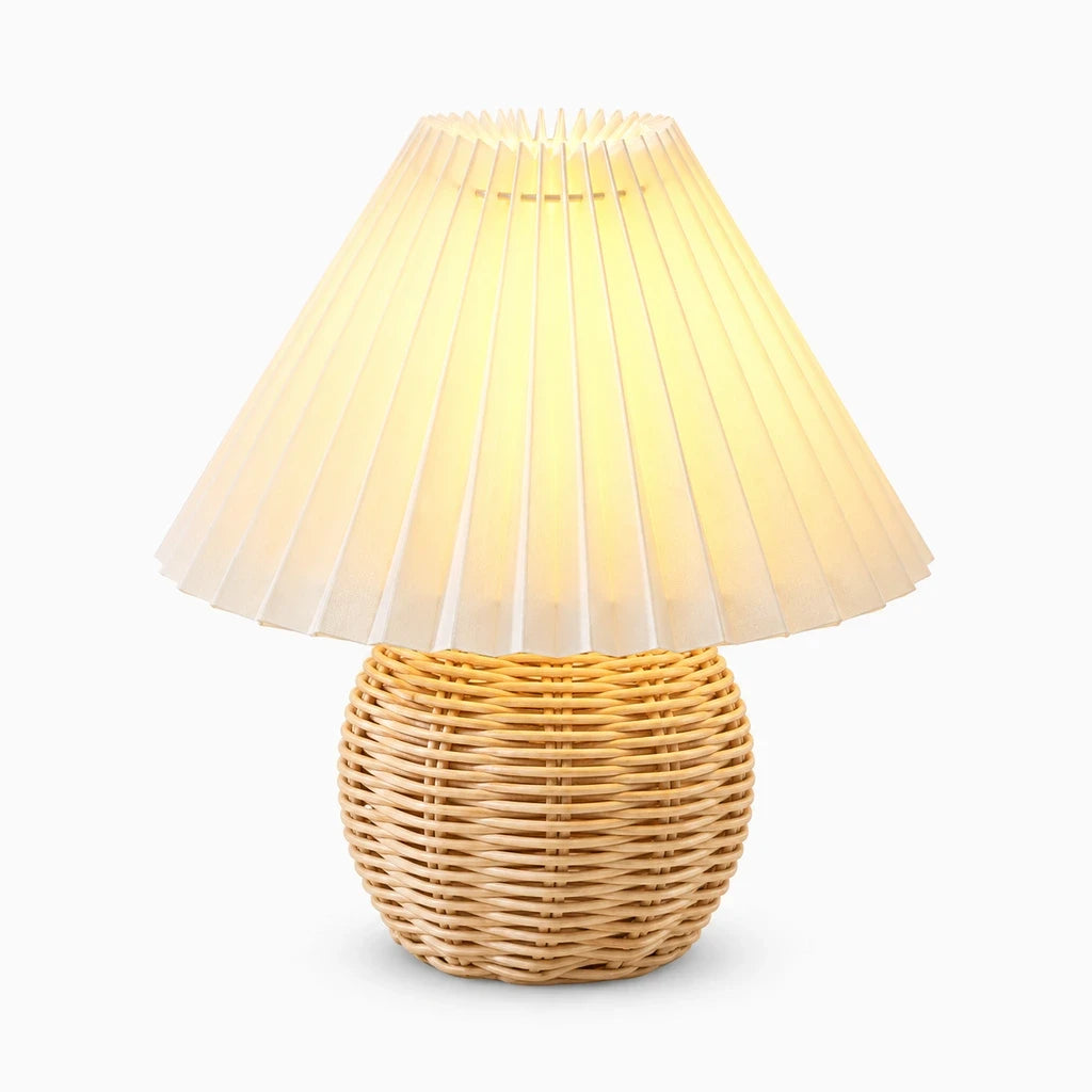 Lampe de chevet rétro USB posée en décoration murale avec trois teintes de lumière ajustables