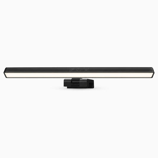 Barre lumineuse pour moniteur avec commande de gradation, illuminant l'espace de travail sans reflet sur l'écran