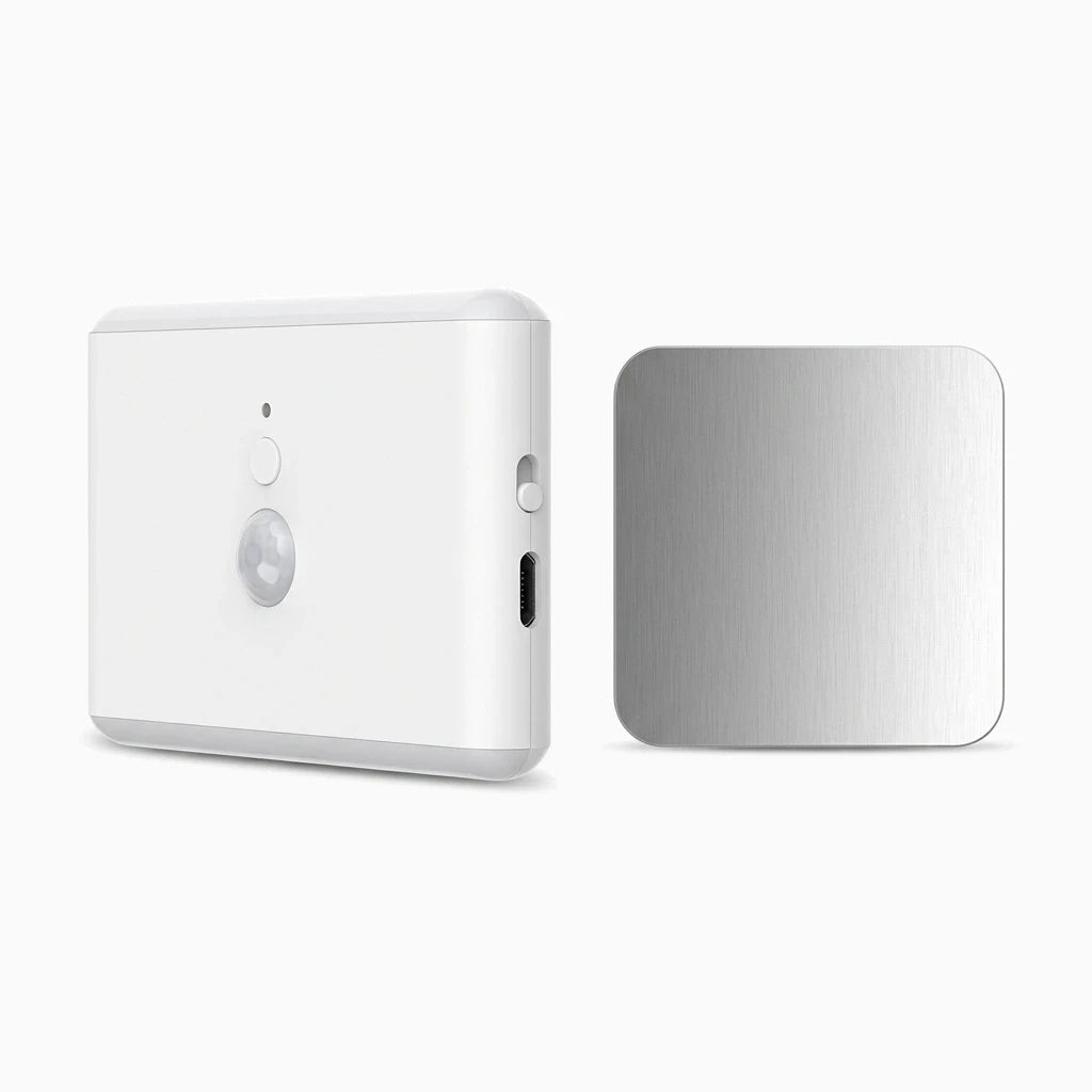 Lampes portables RGB posées sur table basse, éclairage d'ambiance modulable par variateur tactile