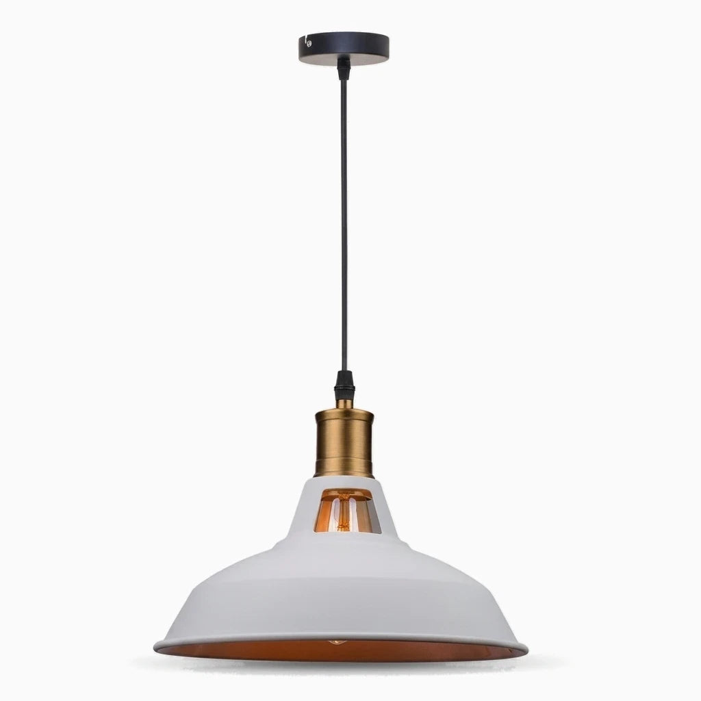 Détail de la structure métallique épurée et du câble ajustable de la lampe suspendue industrielle