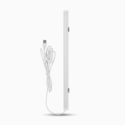 Lampe tube USB compacte avec bande magnétique et ventouse, format 40 cm pour bureau ou chevet