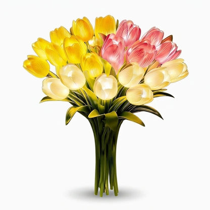 Ensemble de lampes tulipes avec intensité réglable pour éclairage d'ambiance chambre
