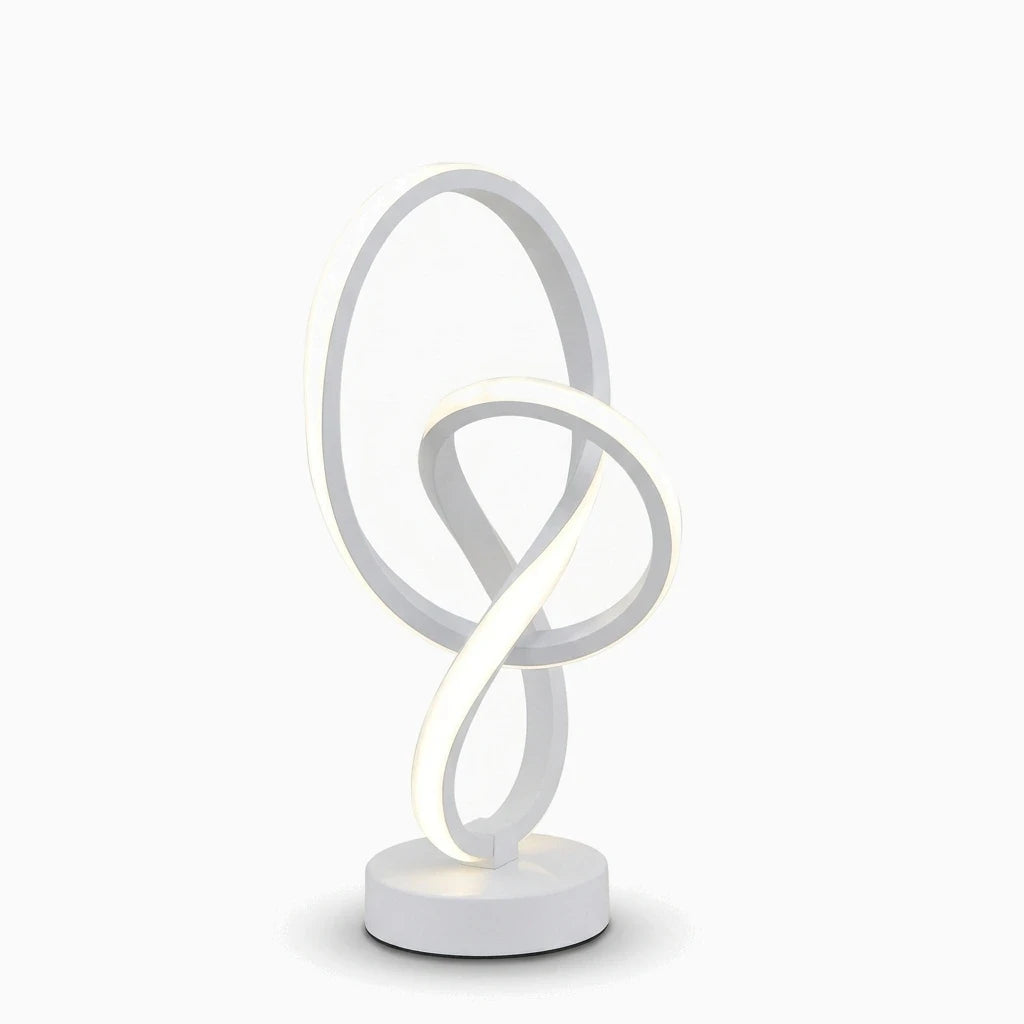 Lampe de travail épurée à trois températures de couleur, rechargeable par USB, finition noire
