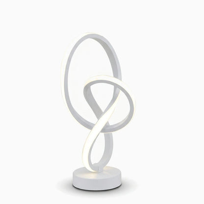 Lampe de travail épurée à trois températures de couleur, rechargeable par USB, finition noire