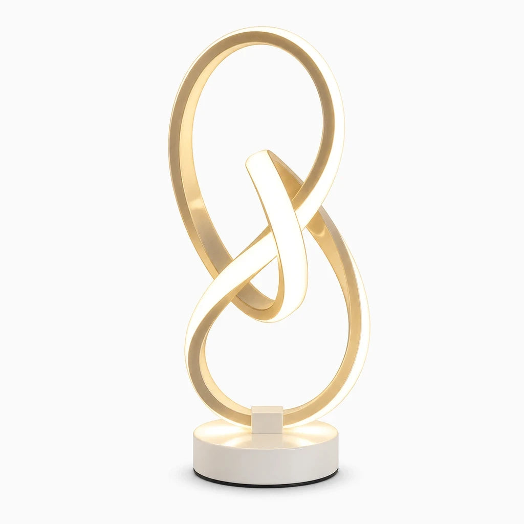 Lampe de table minimaliste avec variateur d'intensité lumineuse et design compact pour petit espace