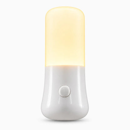 Veilleuse sur prise compacte diffusant lumière douce blanche pour chambre d'enfant