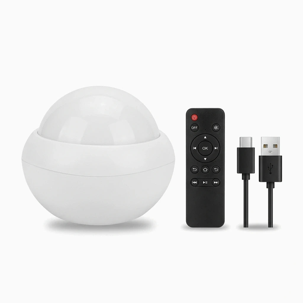Lampe de chevet étoile avec télécommande, alimentation USB et intensité ajustable pour chambre enfant