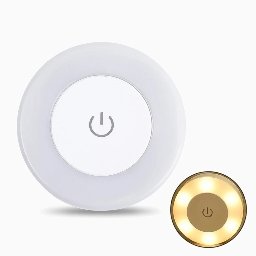 Lampe de chevet compacte à batterie rechargeable, allumage tactile pour ambiance apaisante
