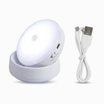 Petit éclairage d'appoint rechargeable USB à détection de présence pour chambre et couloir